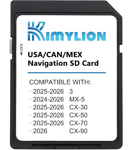 Amazon.com: KR9D66EZ1B Navigation SD Card for Mazda 2025-2026 CX